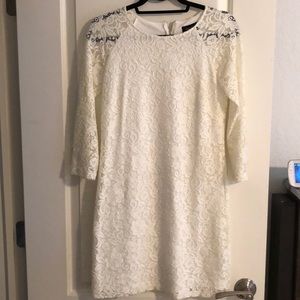 Laundry Lace 3 Quarter Sleeve Dress